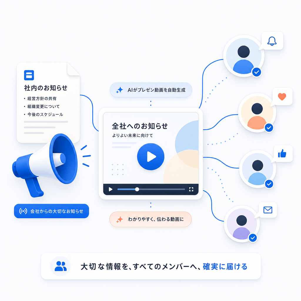 社内連絡用途のイラスト