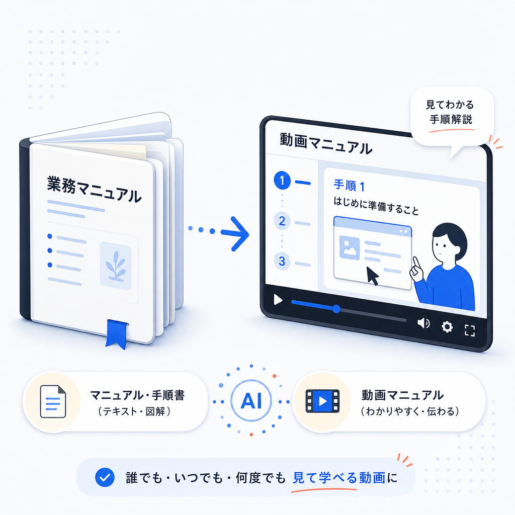 マニュアル用途のイラスト