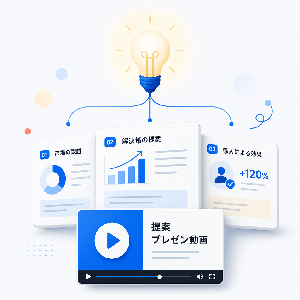 企画書・提案書用途のイラスト